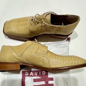 David Eden Teju Lizard shoes